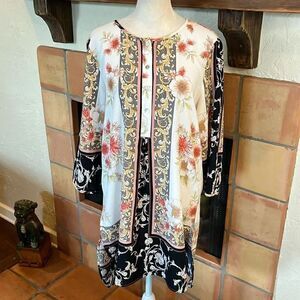 Anthropologie Fig and Flower Tunic, M!